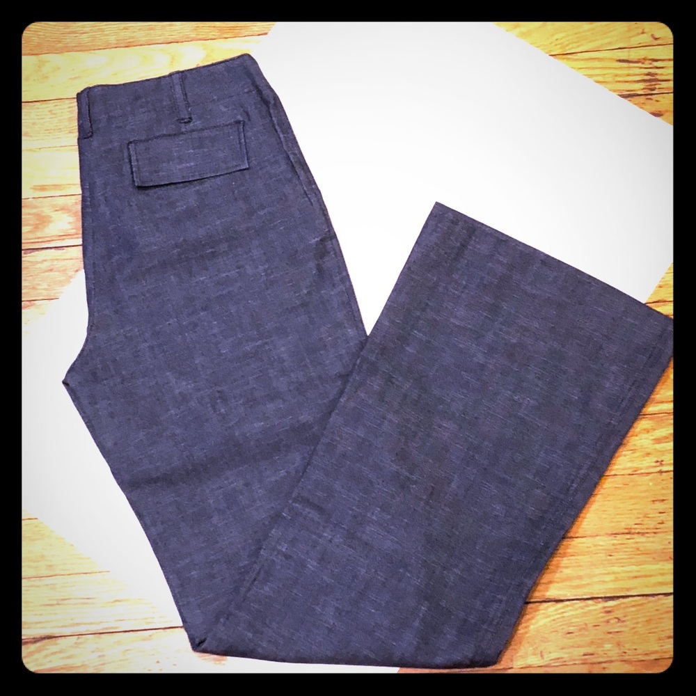 Kenneth Cole Button Fly Denim Dress Pants